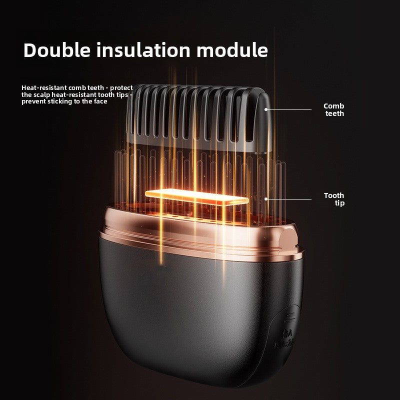 Mini Wireless Hair Straightening Comb – Portable & Rechargeable