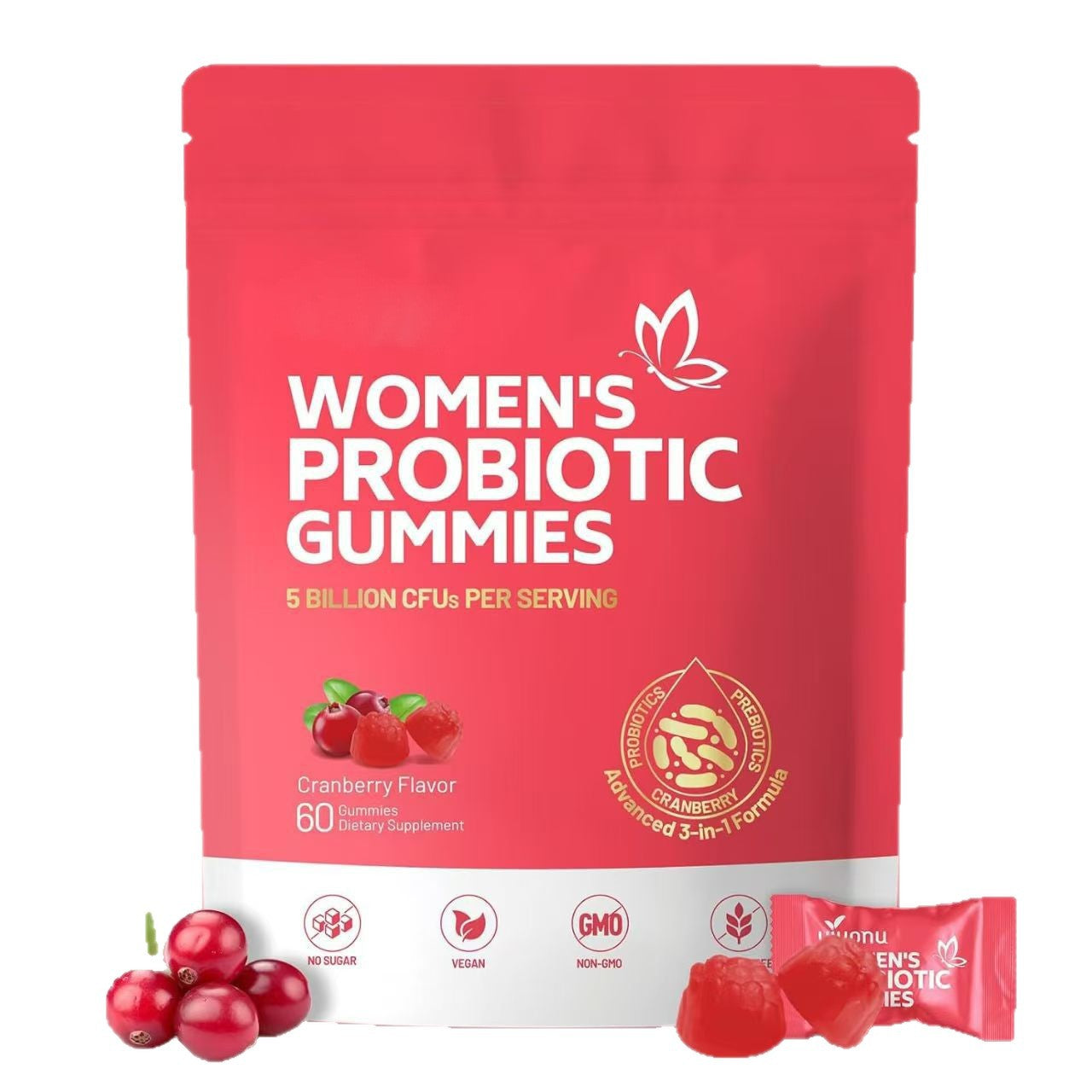 Women's Probiotic Gummies 60 Capsules