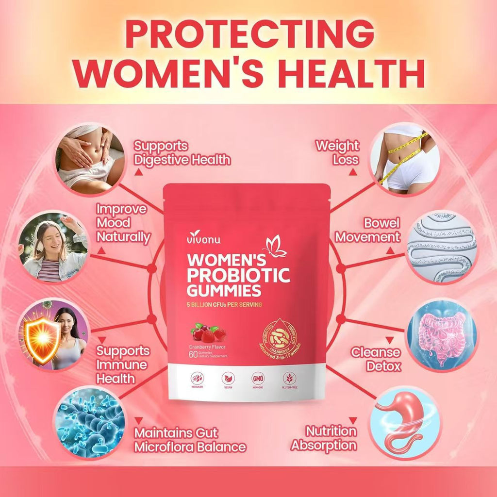 Women's Probiotic Gummies 60 Capsules